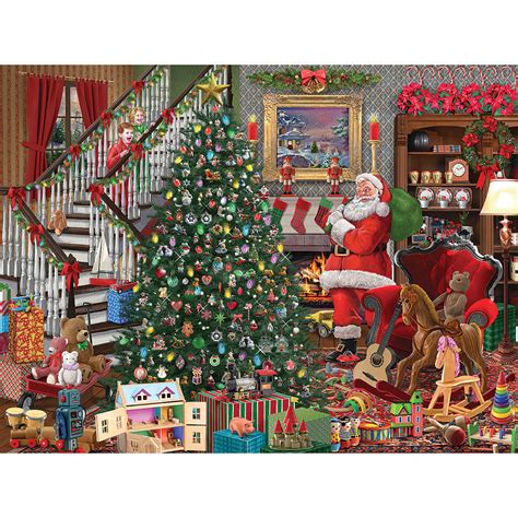 Christmas Joy 300 Large Piece Jigsaw Puzzle Bits And Pieces