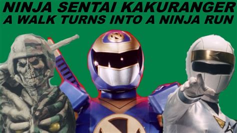 Ninja Sentai Kakuranger A Walk Turns Into A Ninja Run Explode When
