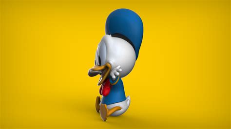 Baby Donald Duck Cute 3d Model 3d Printable Cgtrader