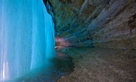 Behind The Frozen Minnehaha Falls Places To See In Your Lifetime