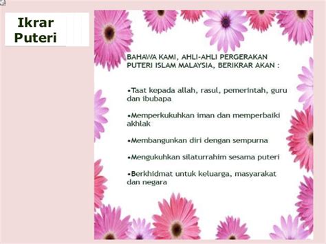 Savesave falsafah pergerakkan puteri islam malaysia dan mat. PPIM