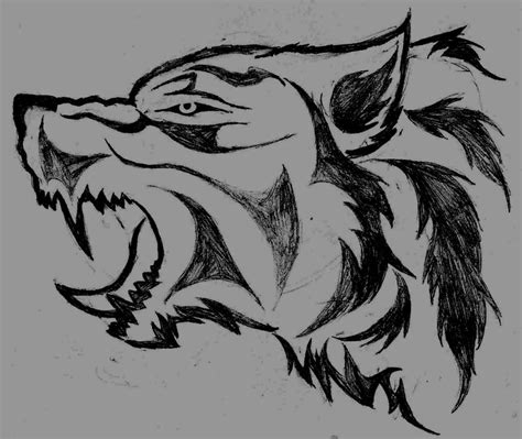 Growling Wolf Tribal By Killerwolf1020 On Deviantart