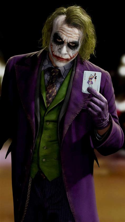 Dark Knight Wallpaper 4k Ultra Hd Joker Card Heath Ledger