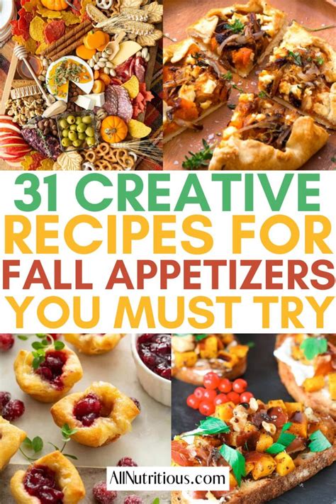 31 Best Fall Appetizers For Your Next Dinner Party All Nutritious