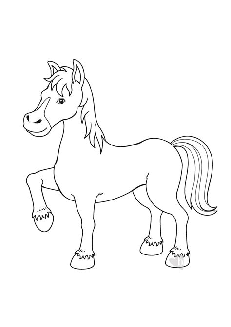Scuola di disegno 73 significato del sogno: Cavallo - Bimbi Sani e Belli