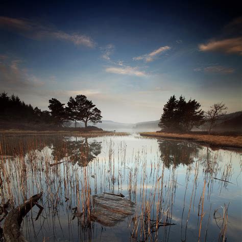 Misty Morning Loch Lake Photograph By Angus Clyne Fine Art America