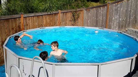 It usually has diving boards, lifegaurds, and a shack to by stuff like swim suits, towels, etc.sometimes, it has a shallow end and a deep end. Whirlpool swimming pool - YouTube