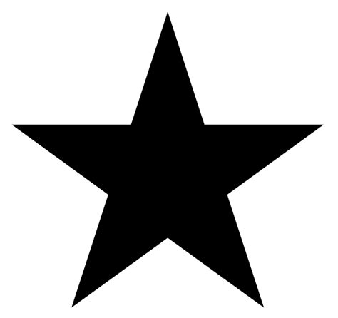 Filefive Pointed Star Solidsvg Wikimedia Commons