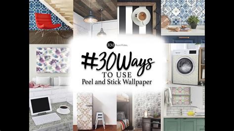 Check the wallpaper manufacturer's instructions to ensure the product will stick to your type of walls. 30 Ways to Use Peel and Stick Wallpaper - YouTube