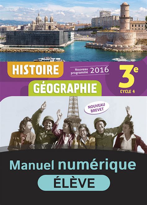 Histoire Géographie 3e Manuel Numérique élève 9782091131740