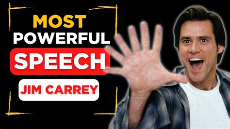 Jim Carreys Motivational Speech Will Take Your Breath Away Faith Over Hope Youtube