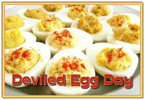 Deviled Egg Day November 2 Deviled Eggs Eggs National Holidays