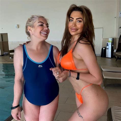 Chloe Ferry Strips To Thong Bikini For Spa Day With Newly Engaged Lookalike Mum WSBuzz Com
