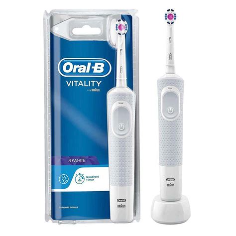 Braun Oral B D100 Vitality 3d White Rechargeable Electric Dental
