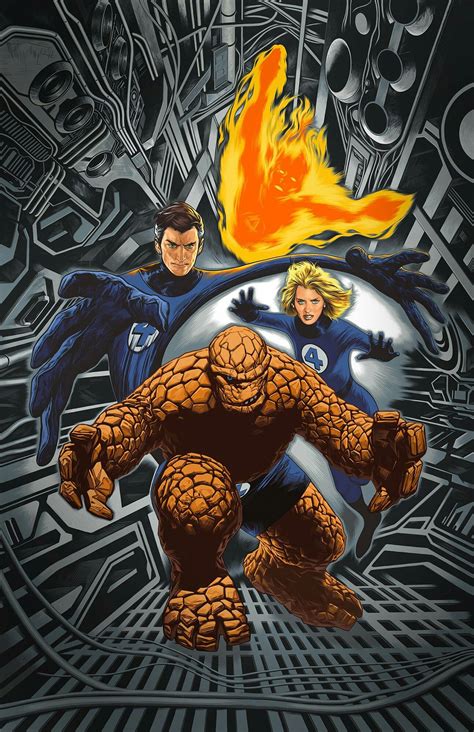 Fantastic Four by Travis Charest | Travis charest, Fantastic four