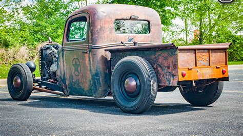 1939 Ford F1 Rat Rod Features One Of A Kind Patina Exterior Ford Trucks