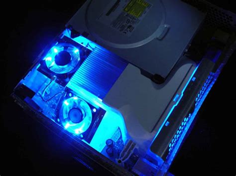 Xcm Xbox 360 Core Cooler V2 Version 2 Twin Fans Blue