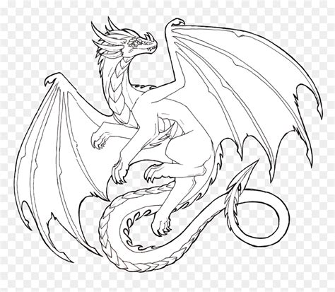 Medieval Dragon Clipart Black And White Hen
