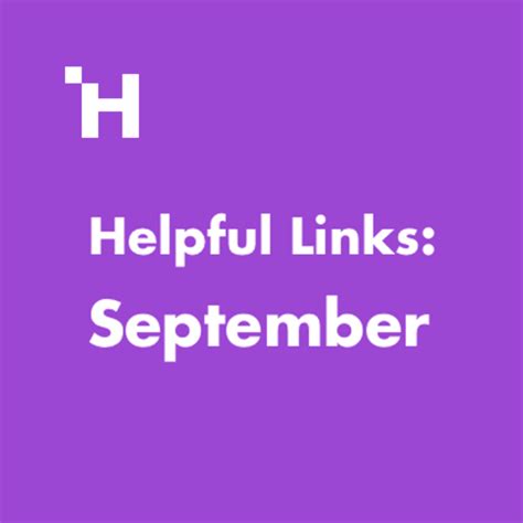 Helpful Digital Helpful Links September