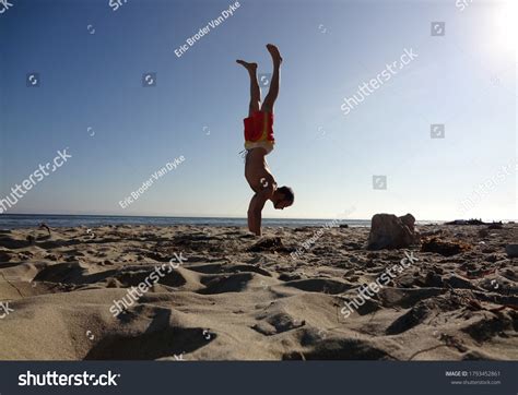 244 Boy Handstand On Beach Stock Photos Images And Photography