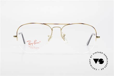 glasses ray ban aviator half rimless frame tortuga