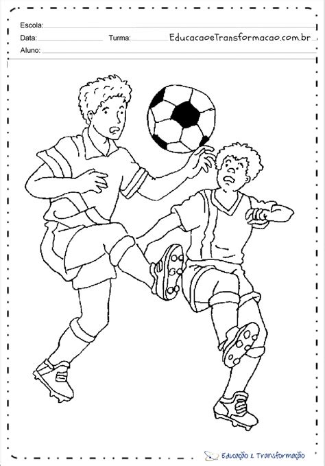 desenhos para colorir copa do mundo jogadores de futebol educação e transformação