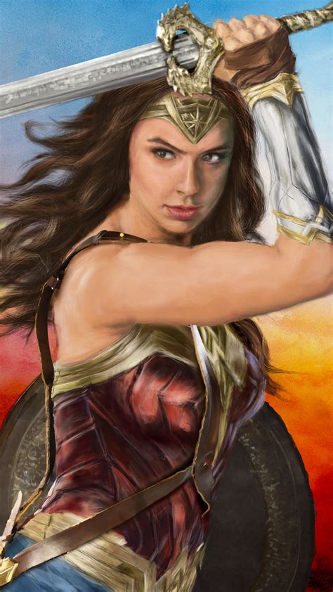 1080x1920 Wonder Woman Hd Superheroes Artist Artwork Digital Art