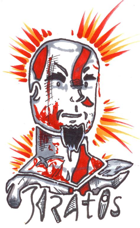 Kratos God Of War Series By Sketcher250 On Deviantart