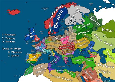 35 Map Of Europe In 1500 Maps Database Source Gambaran