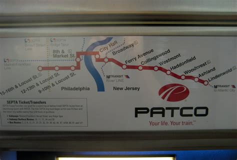 Patco High Speed Line Map 1 Circa November 2009 Airbus777 Flickr