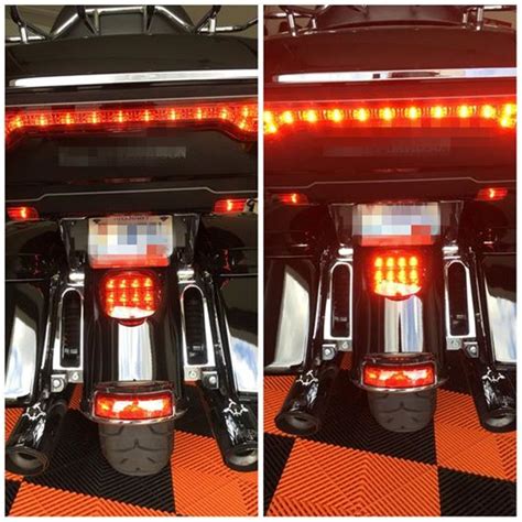 1pcs Awesome Layback Led Tail Light Harlley Accessories For Harley 2015