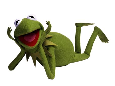 Kermit The Frog Laying Down Posing Cutouts