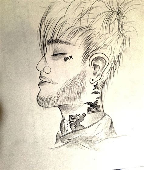 Lil Peep Sketch By Idontknowonee On Deviantart