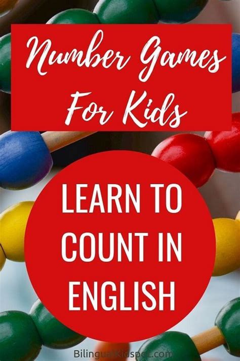 10 English Number Games For Kids Count And Learn Numbers In English