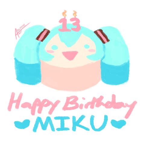 Happy Birthday Miku By Arcfireart On Deviantart