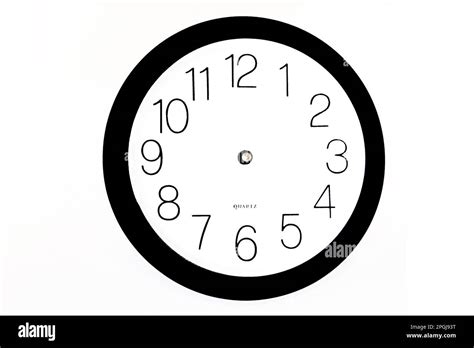 Clock Without Hands Timeless Stock Photo Alamy