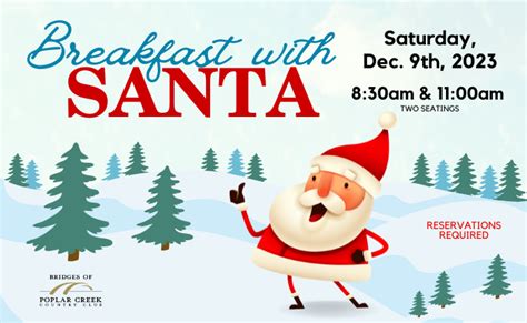 Breakfast With Santa Hoffman Estates Park District