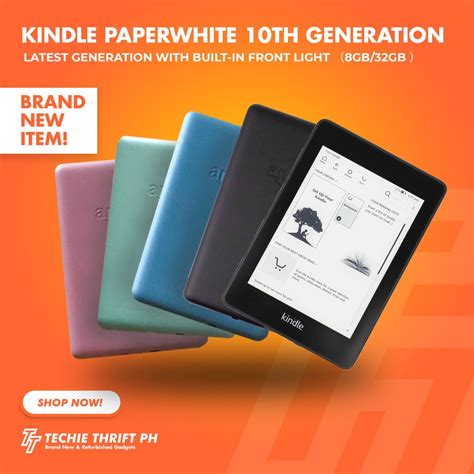 Amazon Kindle Paperwhite 10th Gen Paperwhite 4 8gb32gb Shopee