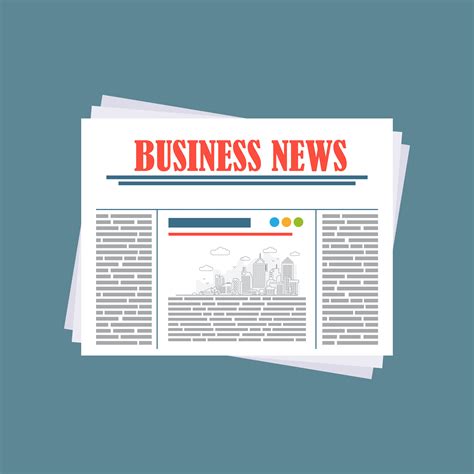 Business Newspaper Isolated 1266308 Vector Art At Vecteezy