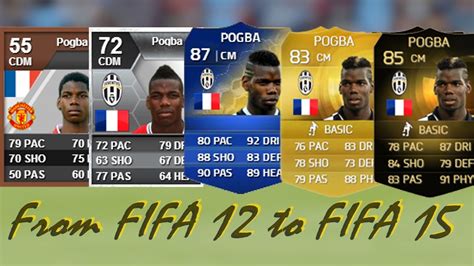 El mediocampista del manchester united mejora en ritmo con 76 puntos y cuenta con 88 de dribbling. Paul Pogba Ultimate Team Cards from FIFA 12 to FIFA 15 ...