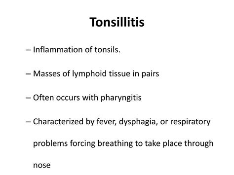 Ppt Tonsillitis And Adenoiditis Powerpoint Presentation Free