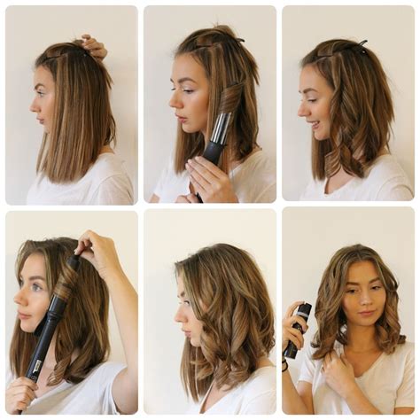 Partitioning your hair also adds to how your overall look is, middle partition will look elegant with this haircut. 5 Cute Short Hairstyles For School To Do Yourself Hair Styles For School #hairstylesfor… | Hair ...