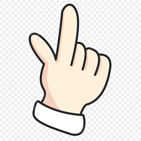 Pointing Finger Clipart Vector Cartoon Hand Finger Pointing Vector