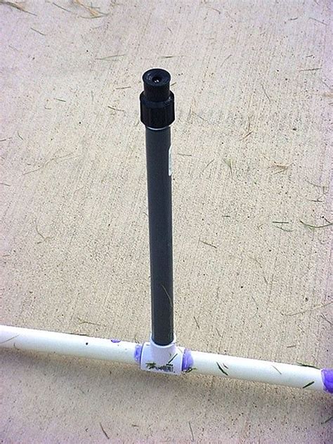 Fun toy with mister jets helps kids beat the heat. Homemade PVC Water Sprinkler | Water sprinkler, Sprinkler ...