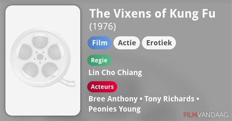 The Vixens Of Kung Fu Film FilmVandaag Nl