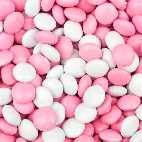 Just Candy Milk Chocolate Minis Pink And White Mix 2lb Bag