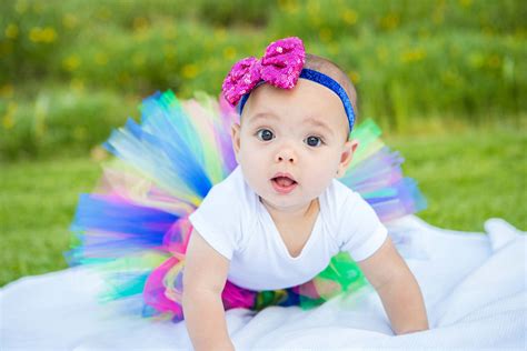 Rainbow Tutu Baby Girl Tutu Unicorn Tutu Tulle Skirt Etsy Baby Girl
