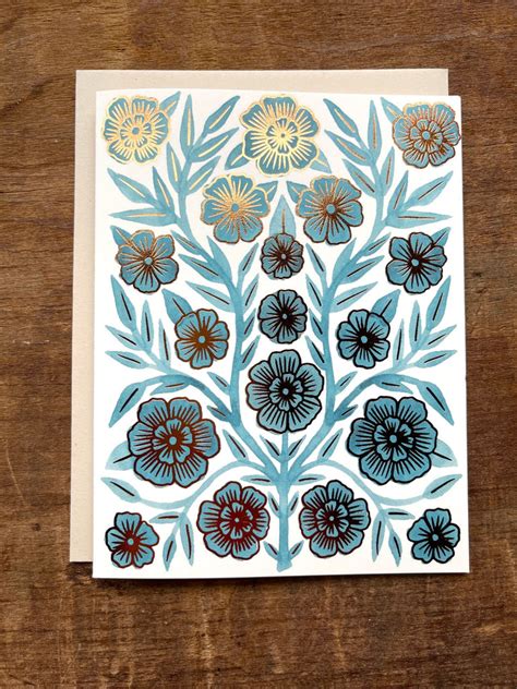 Foil Stamped Cards Fl48 Katharine Watson Shop