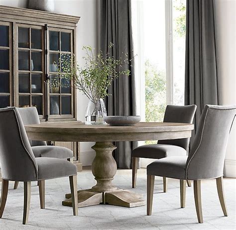 New listingmodern dining chairs set of 4. 17th C. Priory Round Dining Table in 2020 | Round dining ...