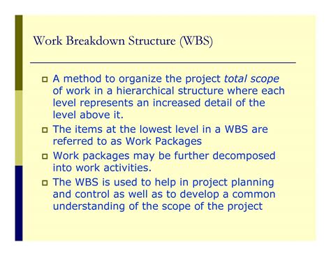 Wbs Project Management Template Tutoreorg Master Of Documents